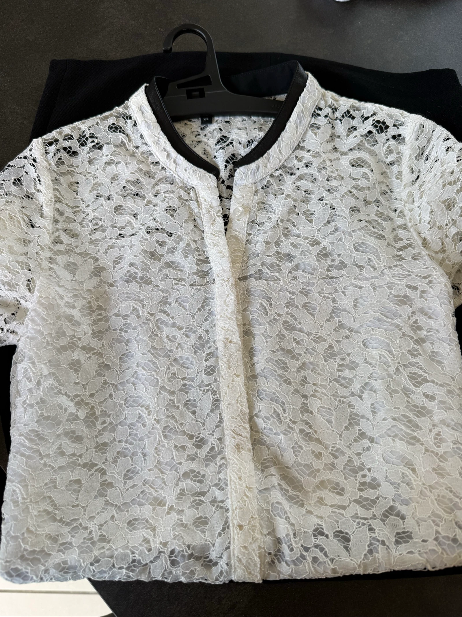 Vestido de dois materiais The Kooples – photo 8